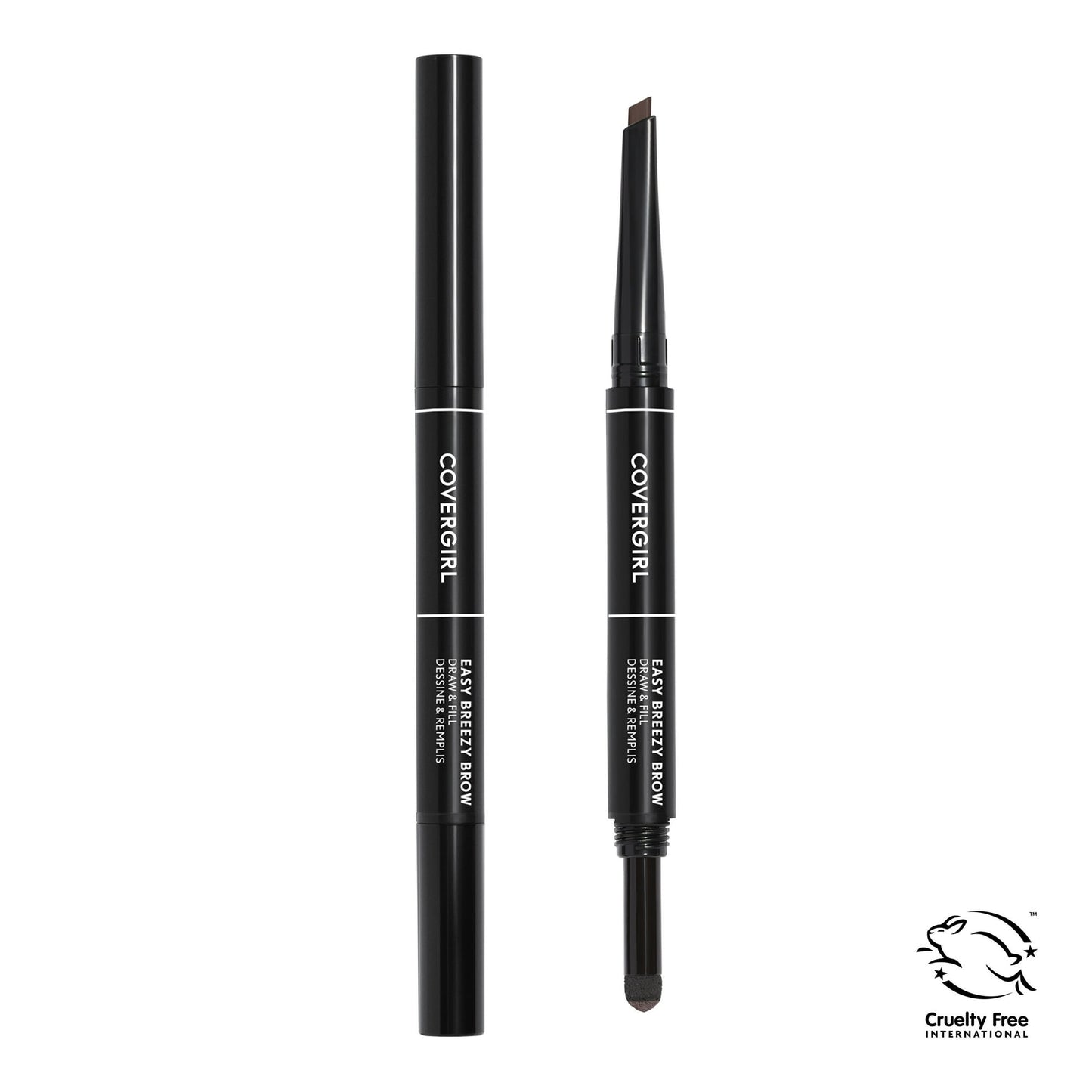 COVERGIRL Easy Breezy Brow Draw and Fill Brow Tool 400 Rich Brown
