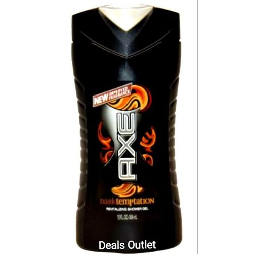 Dark Temptation Revitalizing Shower Gel Men Shower Gel by AXE 12 oz.