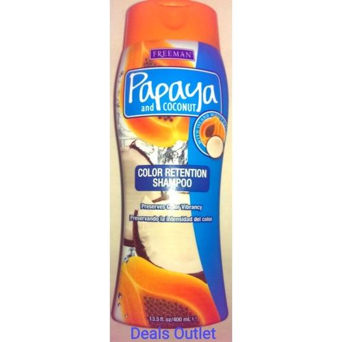 Freeman Papaya and Coconut Color Retention Hair Shampoo 13.5 oz