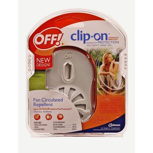 OFF! Clip-On Mosquito Repellent Fan Circulated
