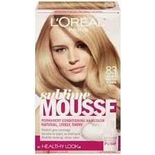 L'Oreal Healthy Look Sublime Mousse Permanent Haircolor 83 Golden Medium Blonde