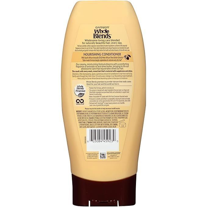 Garnier Whole Blends Avocado Oil & Shea Butter Extracts Conditioner 12.5 oz.