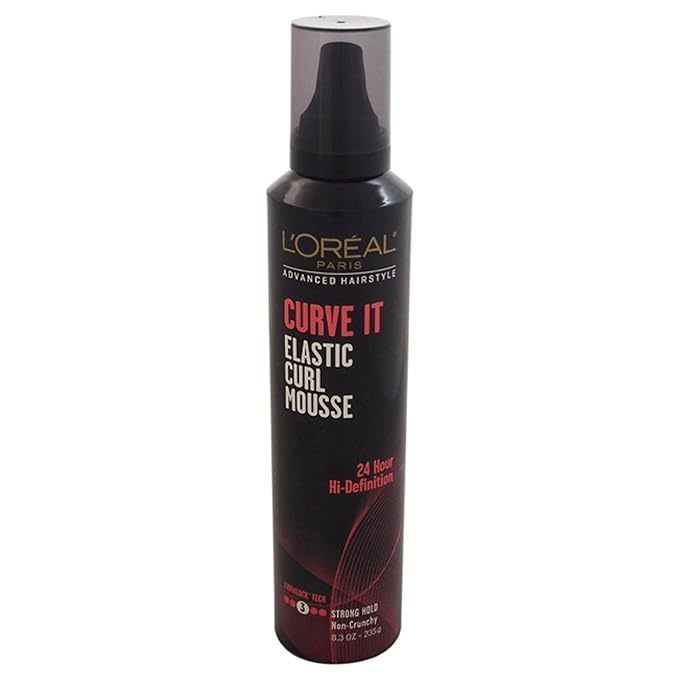 L'oreal Paris Advanced Hairstyle Curve It Curl Elastic Mousse 8.3 oz.