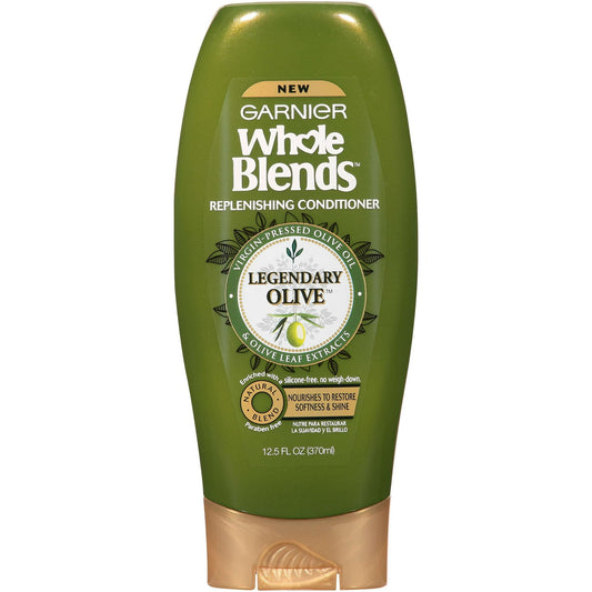 Garnier Whole Blends Replenishing Conditioner with Olive 12.5 oz.