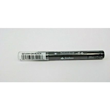 JORDANA 12 Hr Made to Last Eyeshadow Pencil 02 STAY-ON BLACK