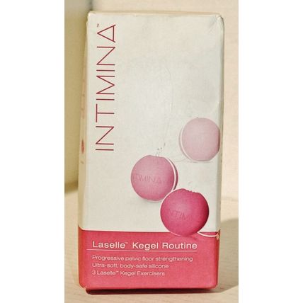 Intimina Laselle Kegel Routine 3 Laselle Kegel Excercisers 28g, 38g, 48g