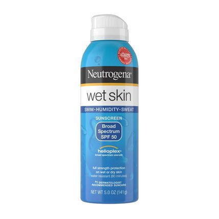 Neutrogena Wet Skin Sunscreen Spray Broad Spectrum SPF 50, 5 oz.