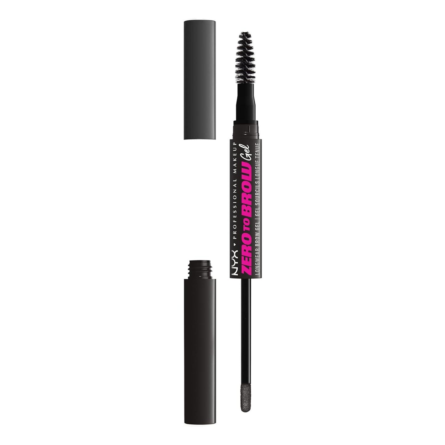 nyx Professional Makeup Zero to Brow, Longwear Eyebrow Gel, Ash Brown